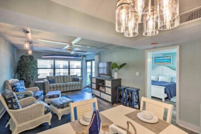 Bright beachfront on no-drive beach